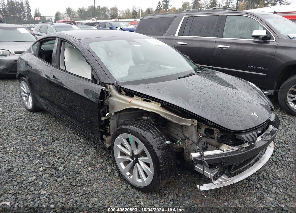 2022 TESLA MODEL 3 LONG RANGE DUAL MOTOR ALL-WHEEL DRIVE VIN: 5YJ3E1EB1NF204197
