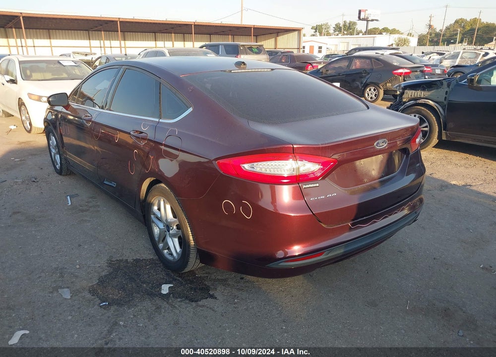 2013 FORD FUSION SE VIN: 3FA6P0H78DR323120