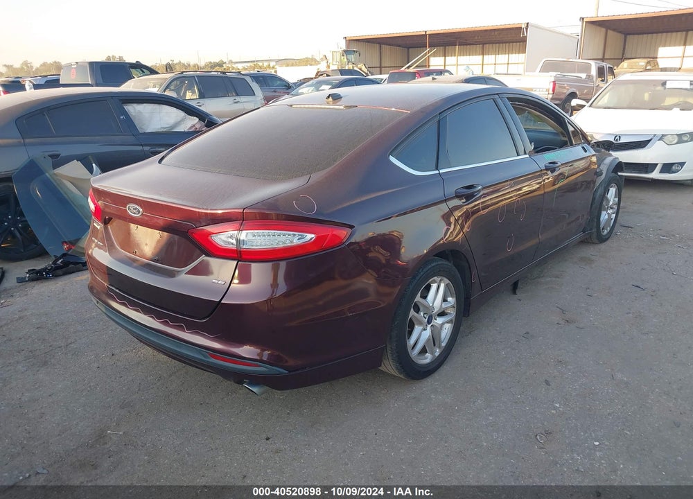 2013 FORD FUSION SE VIN: 3FA6P0H78DR323120