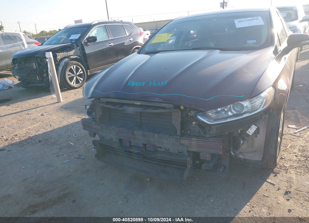 2013 FORD FUSION SE VIN: 3FA6P0H78DR323120