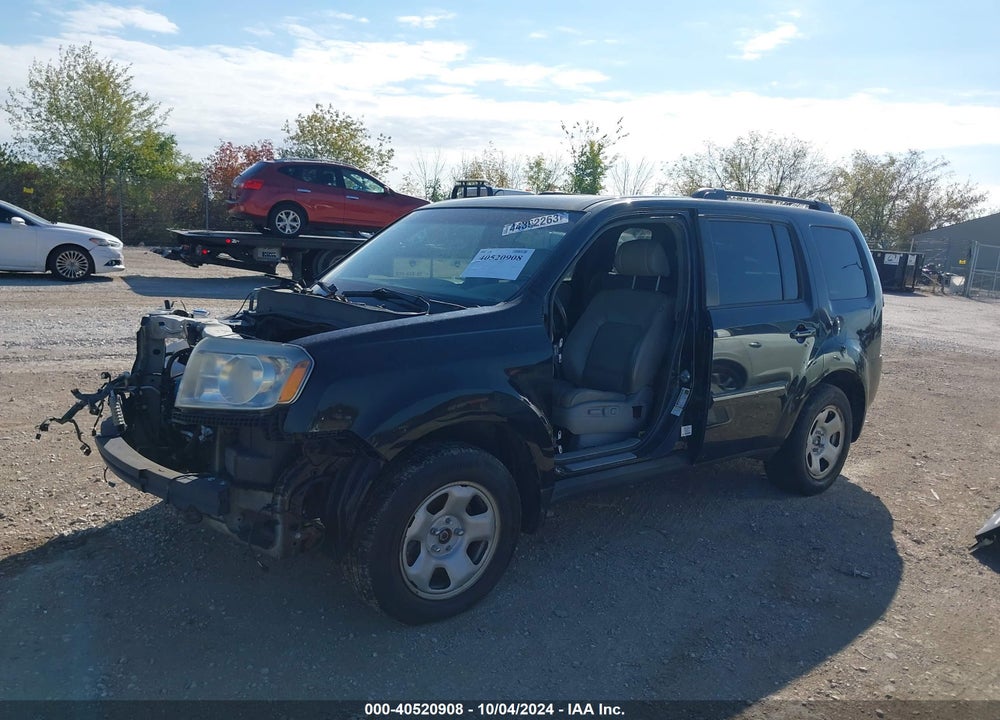 2011 HONDA PILOT EX-L VIN: 5FNYF4H53BB077829