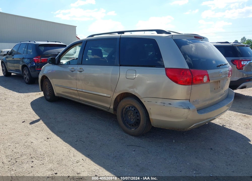2008 TOYOTA SIENNA LE VIN: 5TDZK23C18S180391