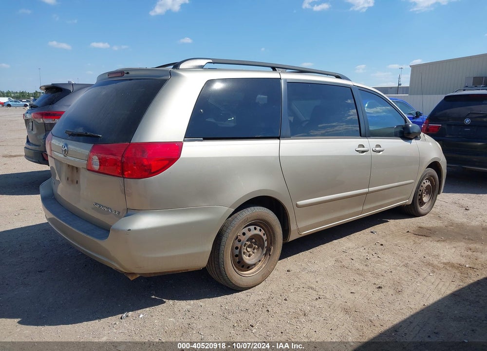 2008 TOYOTA SIENNA LE VIN: 5TDZK23C18S180391