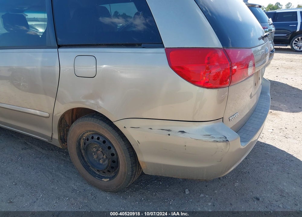 2008 TOYOTA SIENNA LE VIN: 5TDZK23C18S180391