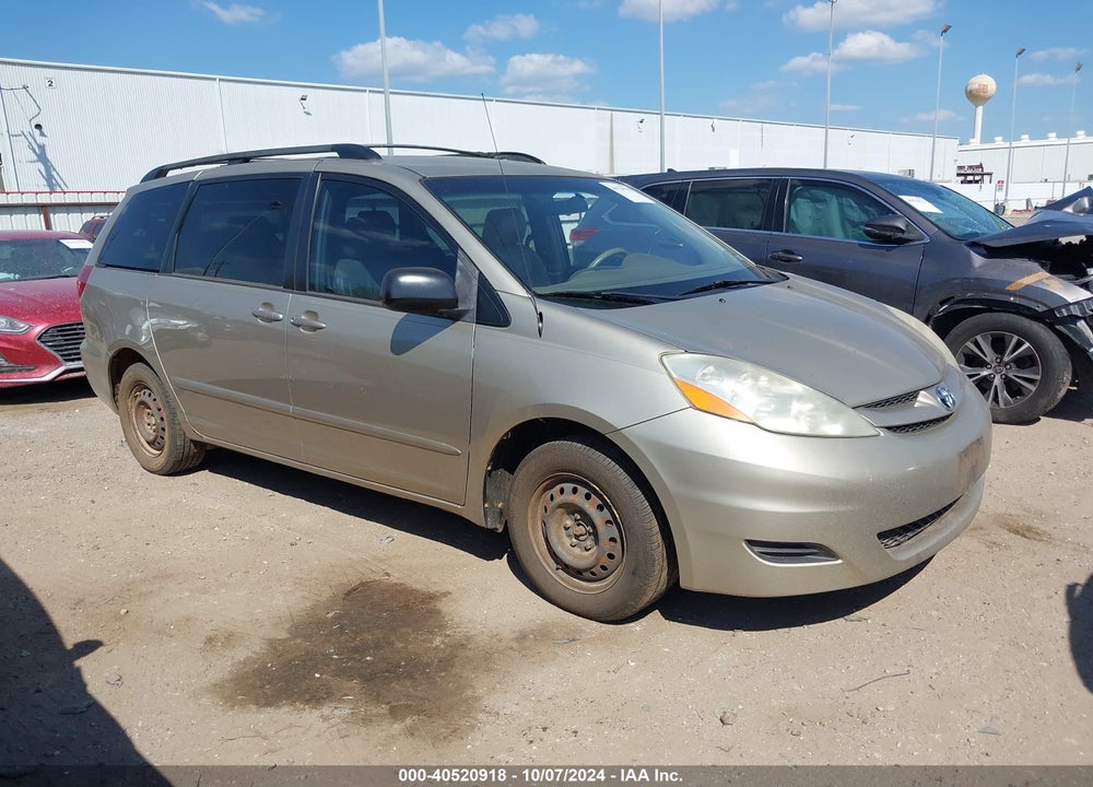 2008 TOYOTA SIENNA LE VIN: 5TDZK23C18S180391