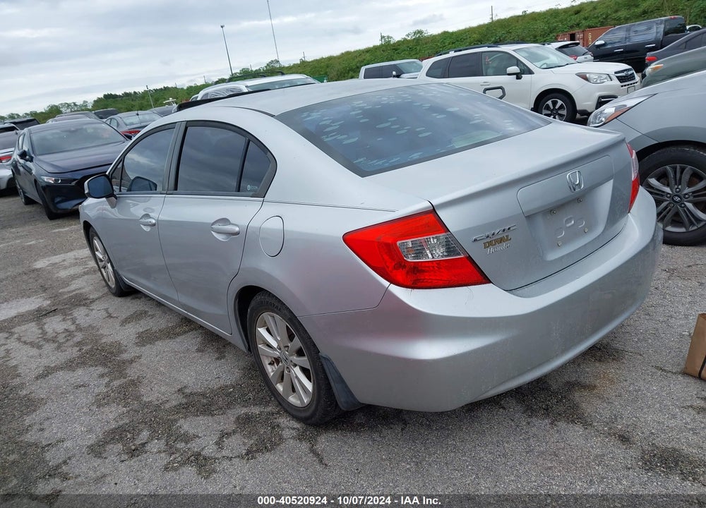 2012 HONDA CIVIC EX VIN: 19XFB2F80CE021018