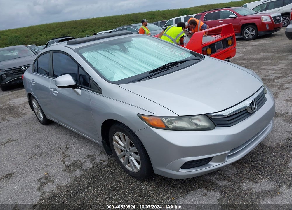 2012 HONDA CIVIC EX VIN: 19XFB2F80CE021018