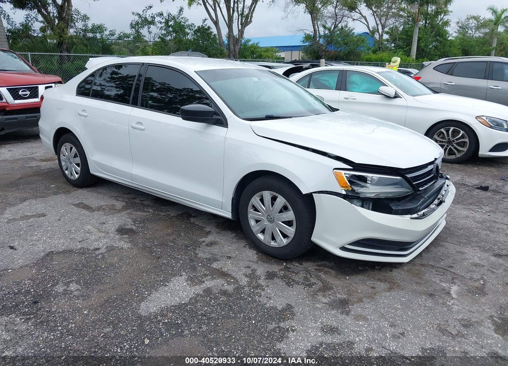 2015 VOLKSWAGEN JETTA 2.0L S VIN: 3VW2K7AJ1FM401854