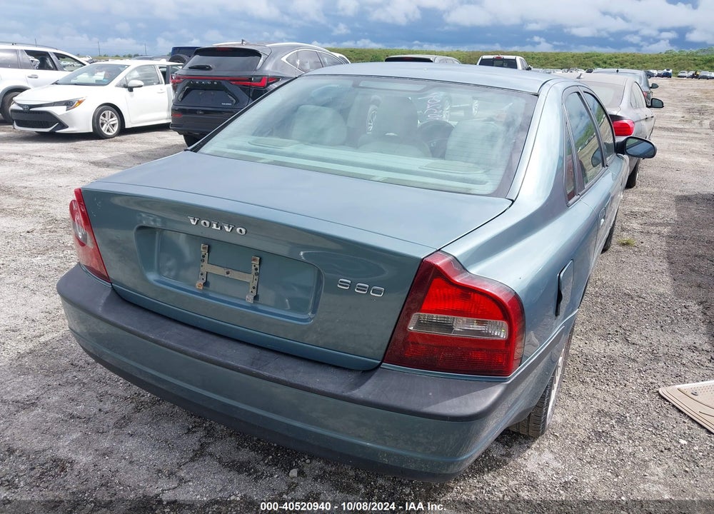 2002 VOLVO S80 2.9 VIN: YV1TS92D821268815