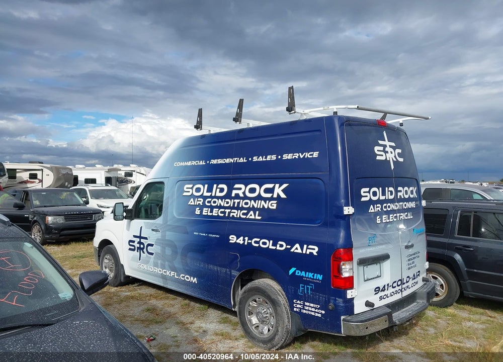 2019 NISSAN NV CARGO NV3500 HD SL V8 VIN: 1N6AF0LY5KN806701
