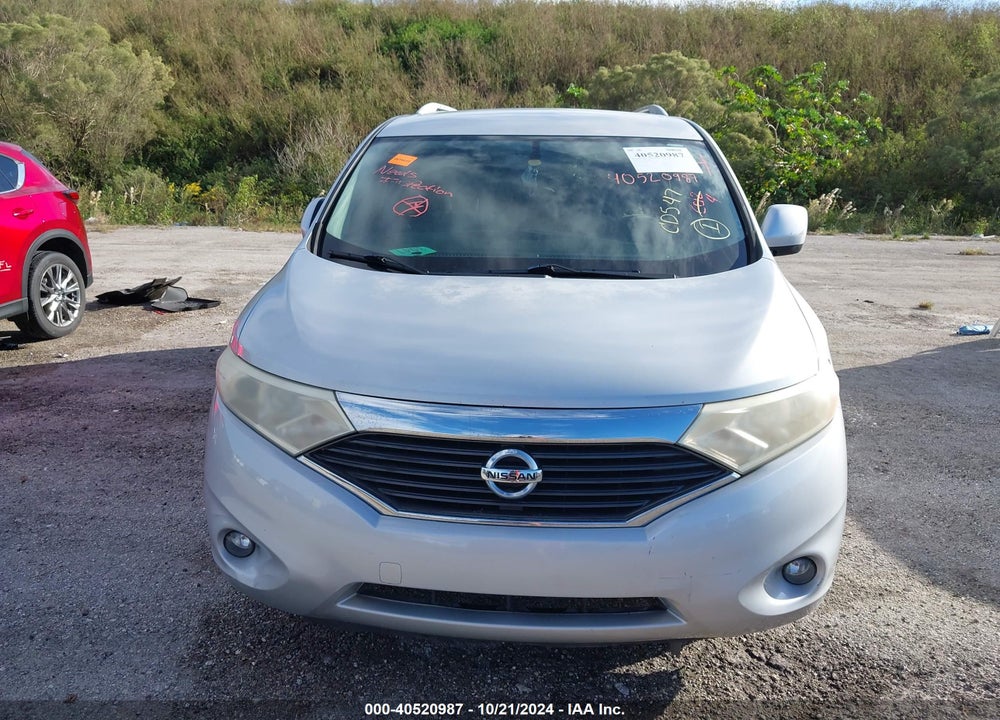 2013 NISSAN QUEST SV VIN: JN8AE2KP3D9066723