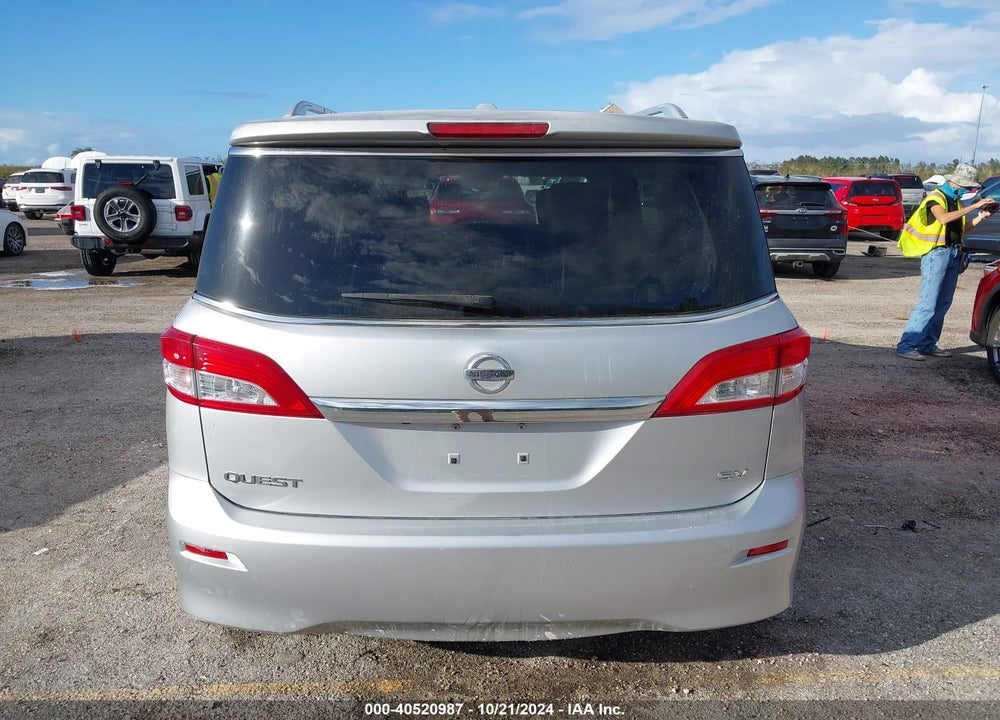 2013 NISSAN QUEST SV VIN: JN8AE2KP3D9066723