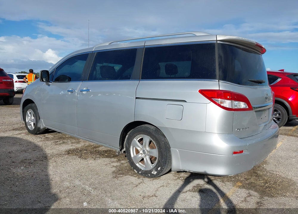 2013 NISSAN QUEST SV VIN: JN8AE2KP3D9066723