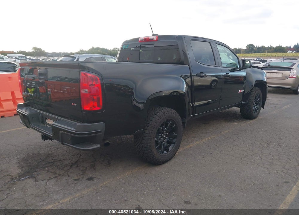 2021 CHEVROLET COLORADO 4WD SHORT BOX Z71 VIN: 1GCGTDEN2M1138009