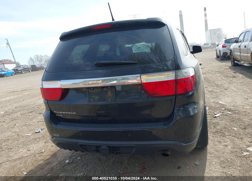 2013 DODGE DURANGO SXT VIN: 1C4RDJAGXDC651394