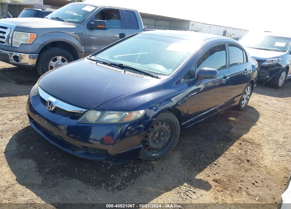 2010 HONDA CIVIC LX VIN: 19XFA1F51AE067487