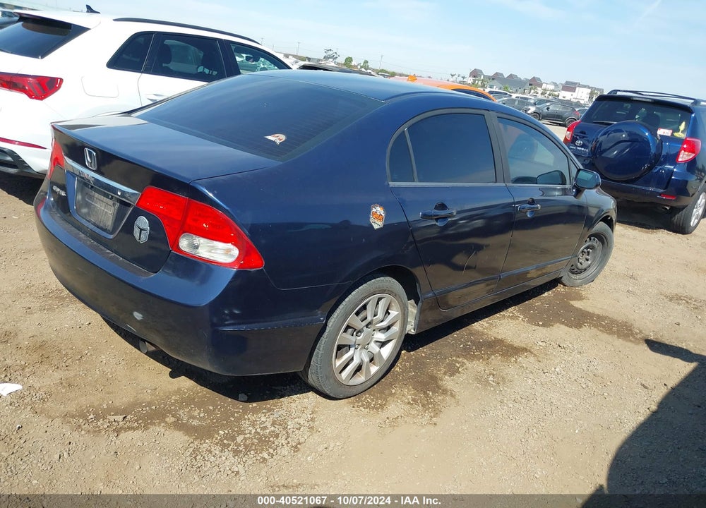 2010 HONDA CIVIC LX VIN: 19XFA1F51AE067487