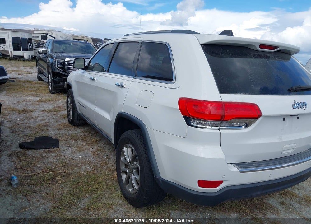 2015 JEEP GRAND CHEROKEE LIMITED VIN: 1C4RJEBG3FC160568