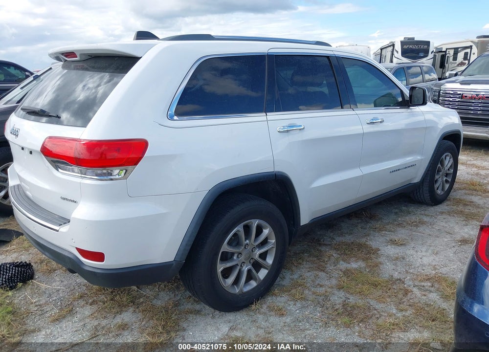 2015 JEEP GRAND CHEROKEE LIMITED VIN: 1C4RJEBG3FC160568