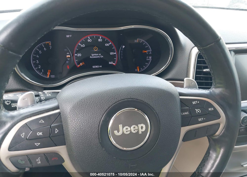 2015 JEEP GRAND CHEROKEE LIMITED VIN: 1C4RJEBG3FC160568