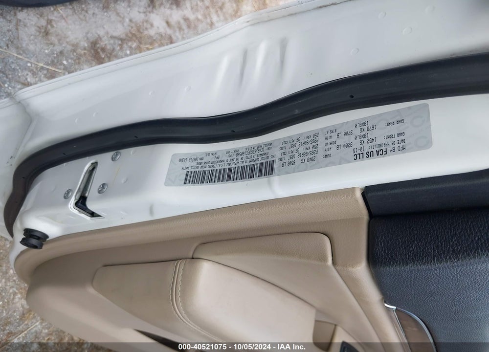 2015 JEEP GRAND CHEROKEE LIMITED VIN: 1C4RJEBG3FC160568