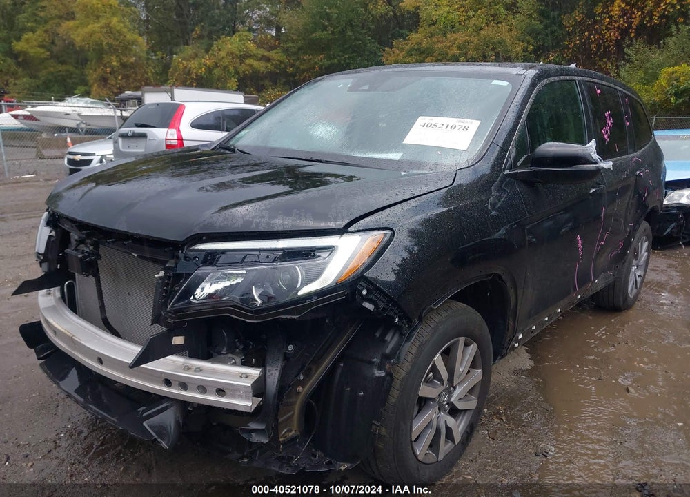 2022 HONDA PILOT AWD EX-L VIN: 5FNYF6H51NB087839