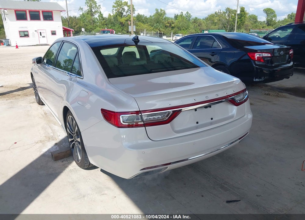 2019 CONTINENTAL LINCOLN  SELECT VIN: 1LN6L9TK7K5613088