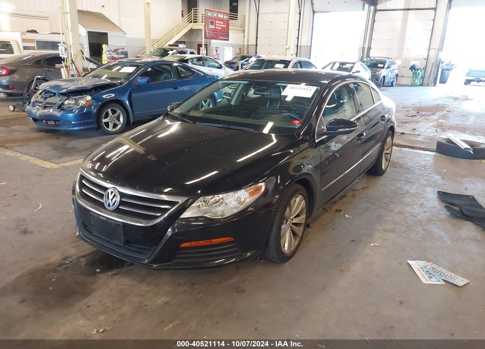 2012 VOLKSWAGEN CC SPORT VIN: WVWMP7AN8CE502844