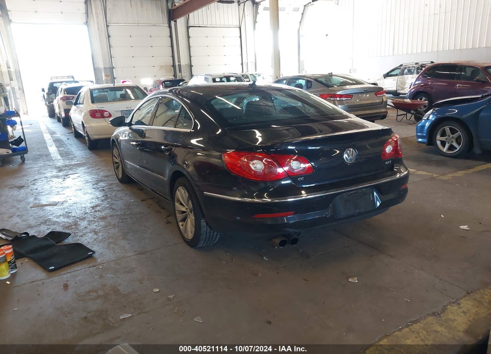 2012 VOLKSWAGEN CC SPORT VIN: WVWMP7AN8CE502844