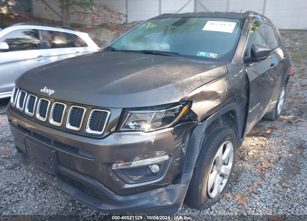 2021 JEEP COMPASS LATITUDE 4X4 VIN: 3C4NJDBB6MT595924