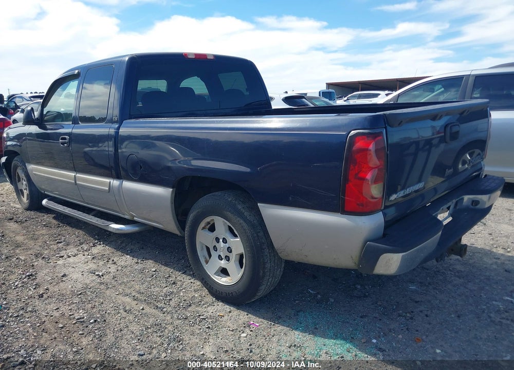 2005 CHEVROLET SILVERADO 1500 LS VIN: 1GCEC19T65Z196223