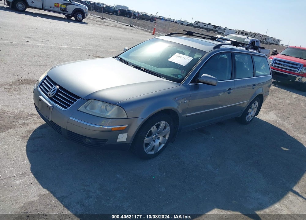 2003 VOLKSWAGEN PASSAT GLX VIN: WVWYH63BX3E462889