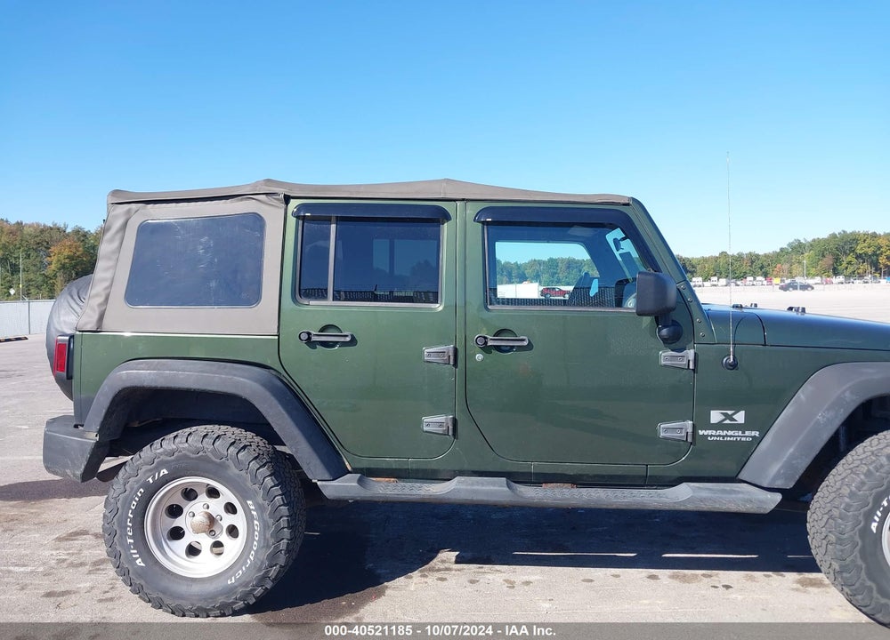 2007 JEEP WRANGLER UNLIMITED X VIN: 1J4GA39187L159313