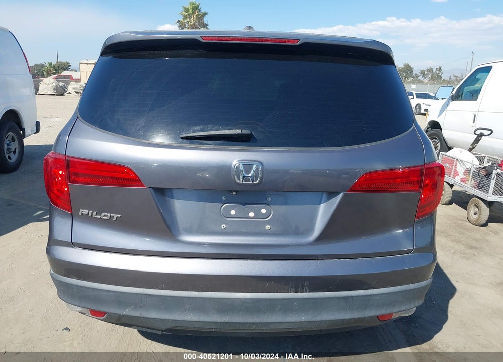 2017 HONDA PILOT EX-L VIN: 5FNYF5H61HB031004