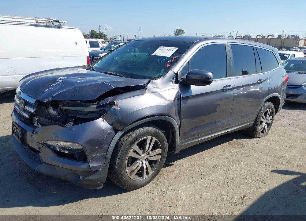 2017 HONDA PILOT EX-L VIN: 5FNYF5H61HB031004