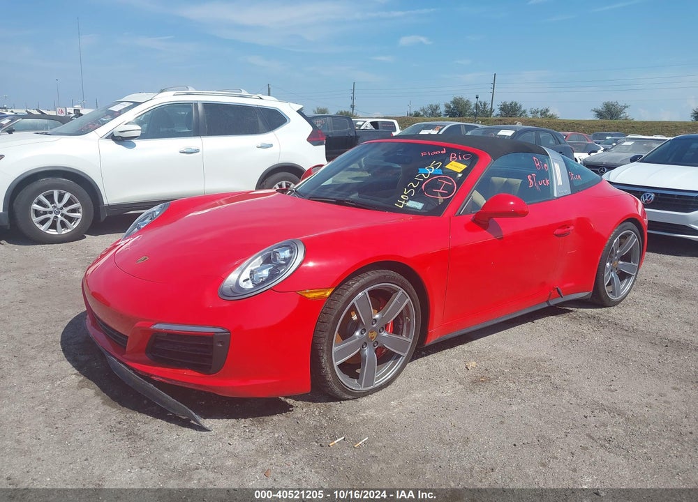 2018 PORSCHE 911 TARGA 4S VIN: WP0BB2A93JS134762