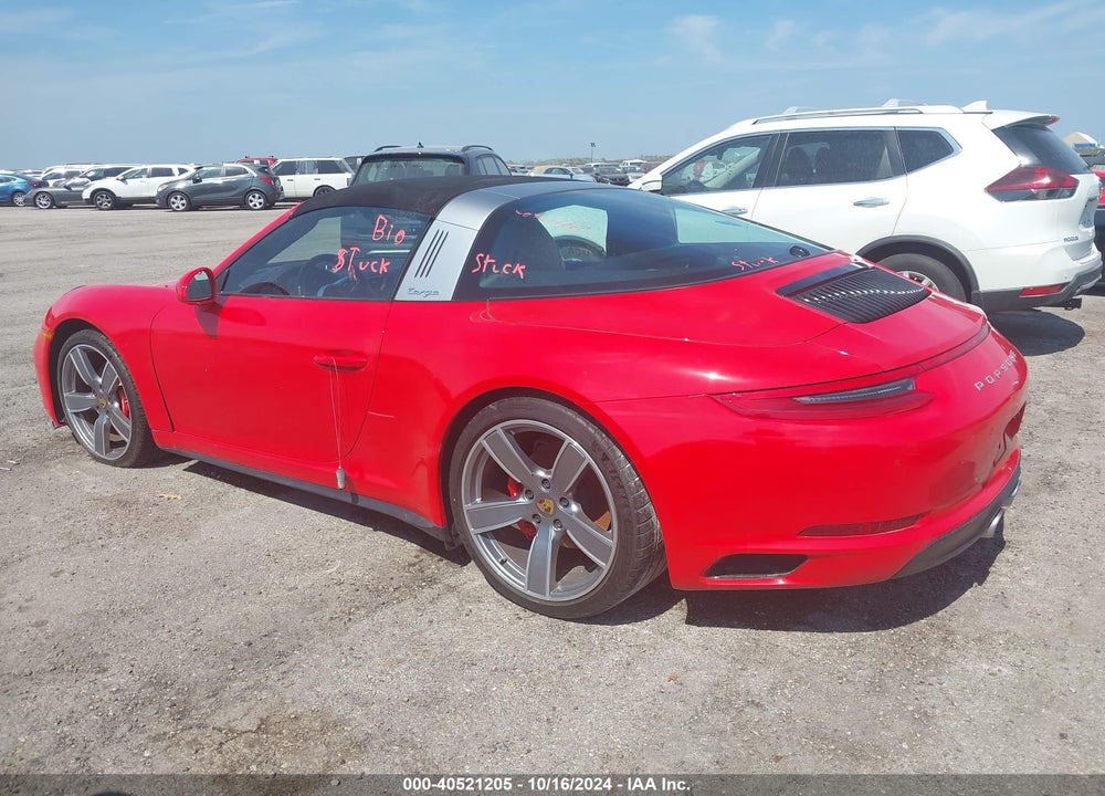 2018 PORSCHE 911 TARGA 4S VIN: WP0BB2A93JS134762