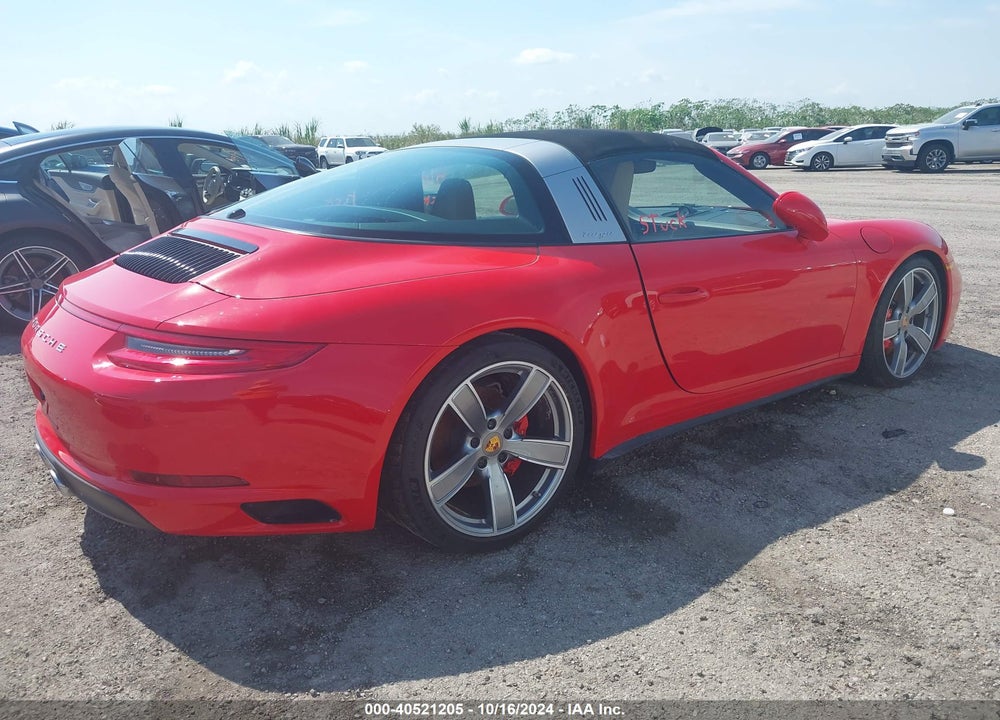 2018 PORSCHE 911 TARGA 4S VIN: WP0BB2A93JS134762