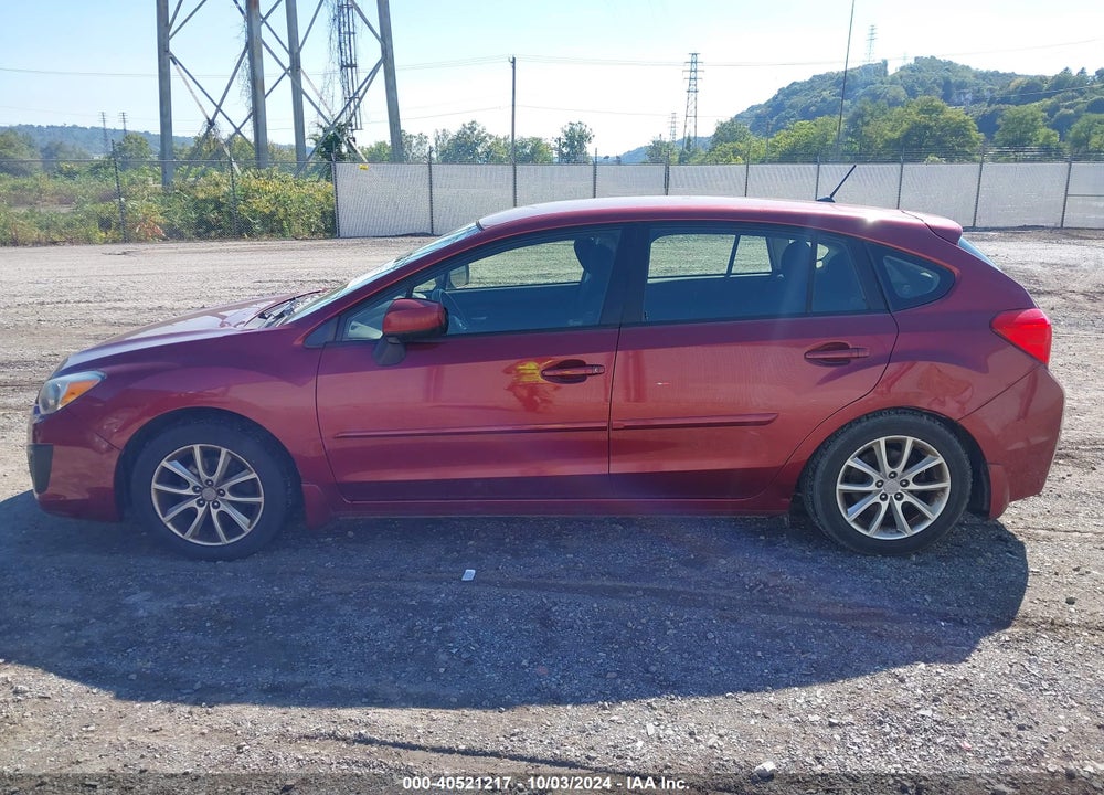 2014 SUBARU IMPREZA 2.0I PREMIUM VIN: JF1GPAC64E8262599