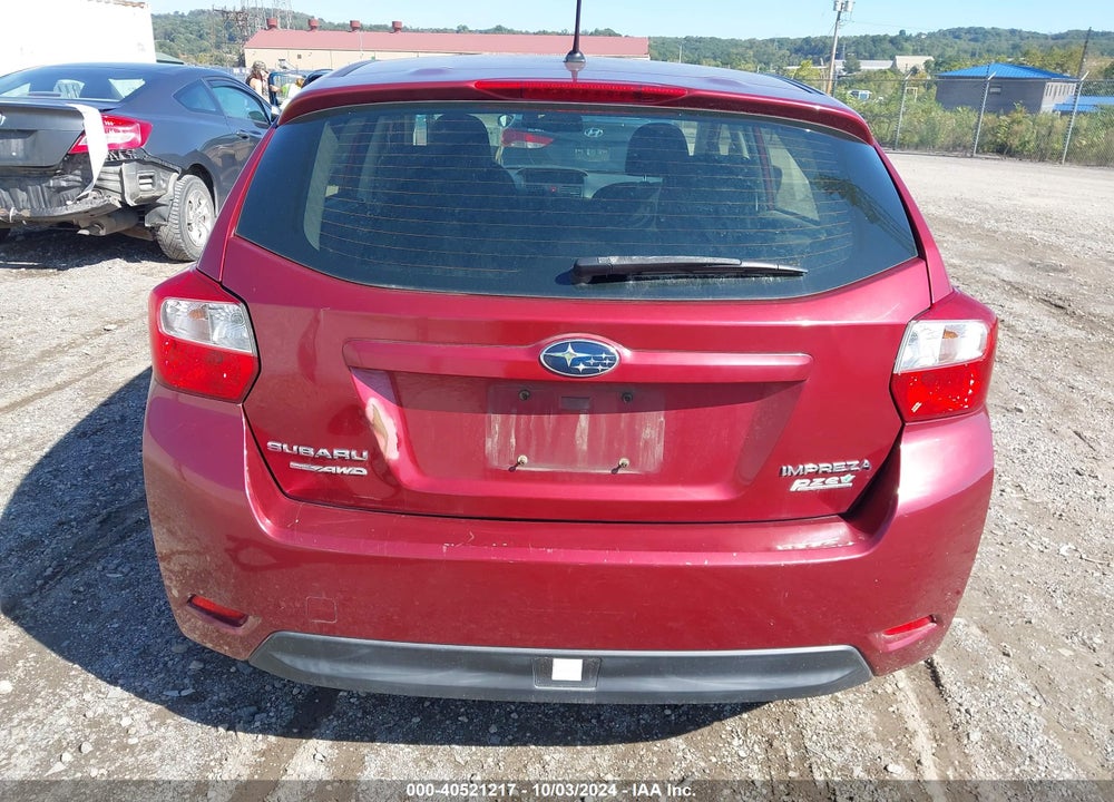 2014 SUBARU IMPREZA 2.0I PREMIUM VIN: JF1GPAC64E8262599