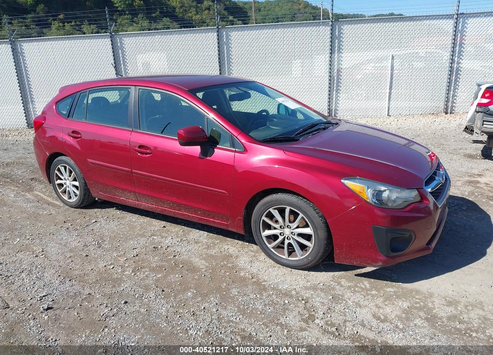 2014 SUBARU IMPREZA 2.0I PREMIUM VIN: JF1GPAC64E8262599