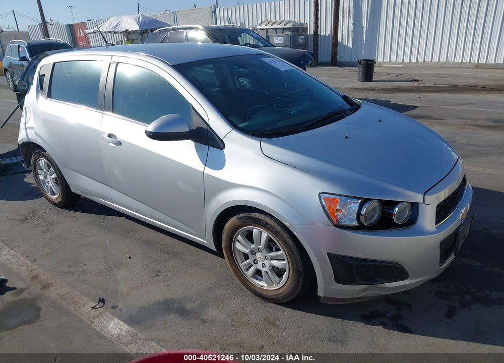 2012 CHEVROLET SONIC 2LT VIN: 1G1JC6SH7C4164563