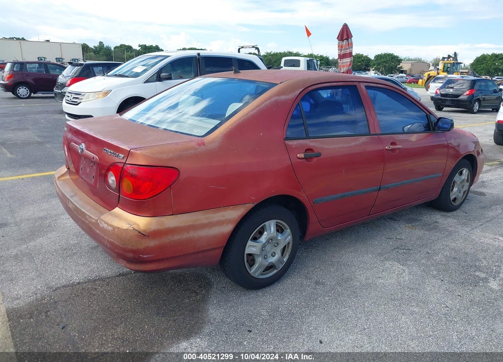 2004 TOYOTA COROLLA CE VIN: 1NXBR32EX4Z204422