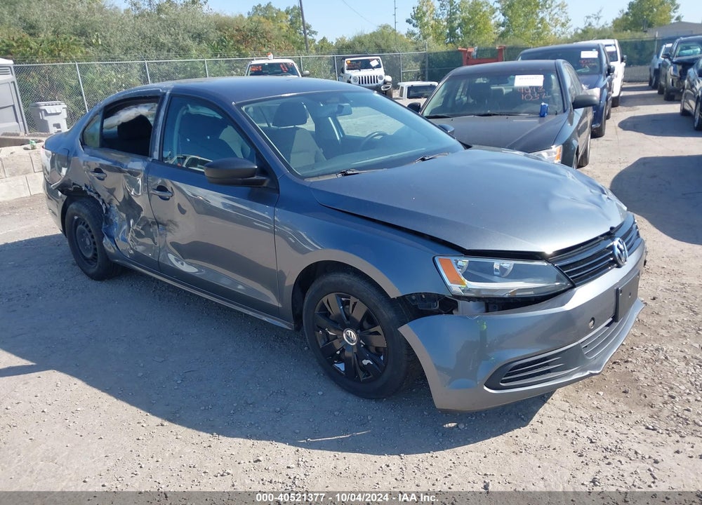 2012 VOLKSWAGEN JETTA 2.0L S VIN: 3VW2K7AJ9CM382711