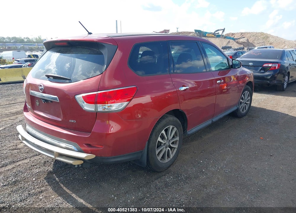 2013 NISSAN PATHFINDER S VIN: 5N1AR2MM1DC674208