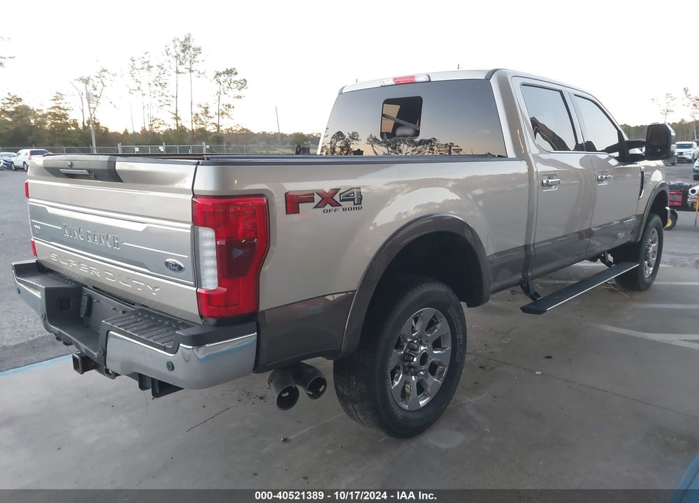 2017 FORD F-250 KING RANCH VIN: 1FT7W2BT0HEB98691