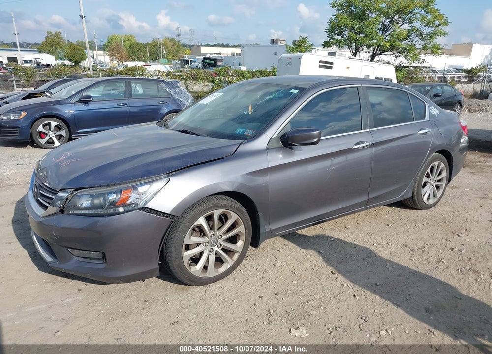 2014 HONDA ACCORD SPORT VIN: 1HGCR2F52EA222091