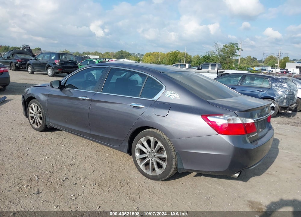 2014 HONDA ACCORD SPORT VIN: 1HGCR2F52EA222091