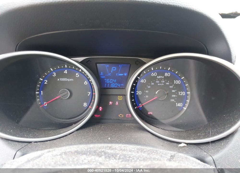 2012 HYUNDAI TUCSON LIMITED VIN: KM8JUCAC1CU537438