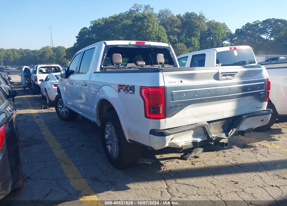 2015 FORD F-150 PLATINUM VIN: 1FTEW1EF6FFB33245